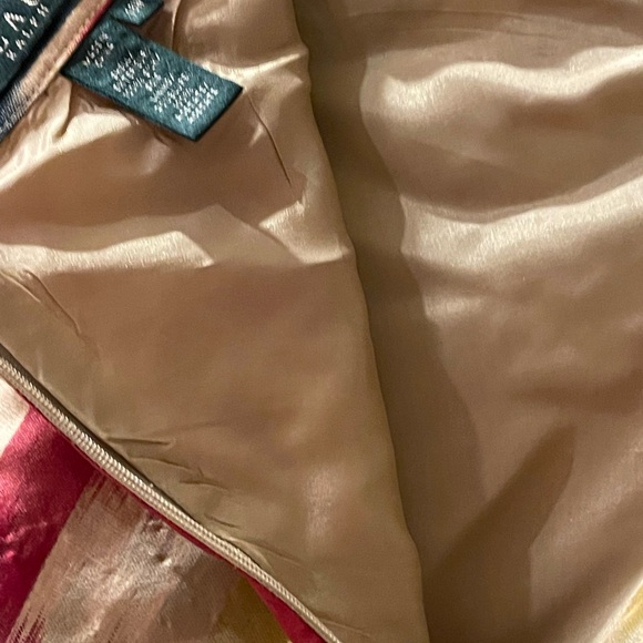 LRL Ralph Lauren IKAT Maasai SILK Skirt Women’s Plus SIZE 18 Abstract Skirt - Picture 7 of 11